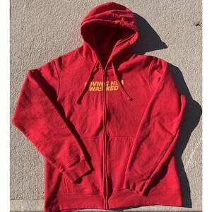 Taylor Swift Loving Him Was Red Zip Up Hoodie Sz M Kansas City Chiefs Colors